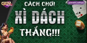 Cách Chơi Xì Dách Và Đặt Cược Hiệu Quả Trên Gemwin