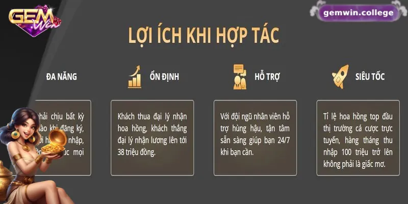 Lợi ích hấp dẫn của công việc đại lý
