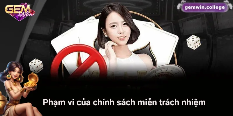 Phạm vi áp dụng chính sách miễn trách nhiệm Gemwin